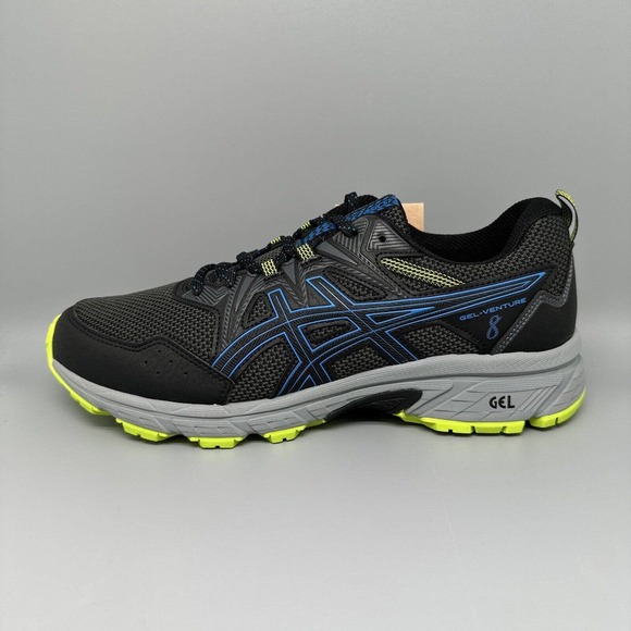 Asics Gel Venture 8 Running Shoes 1011A824 003 Black Directoire Blue Men Sz 11.5 - Picture 5 of 10